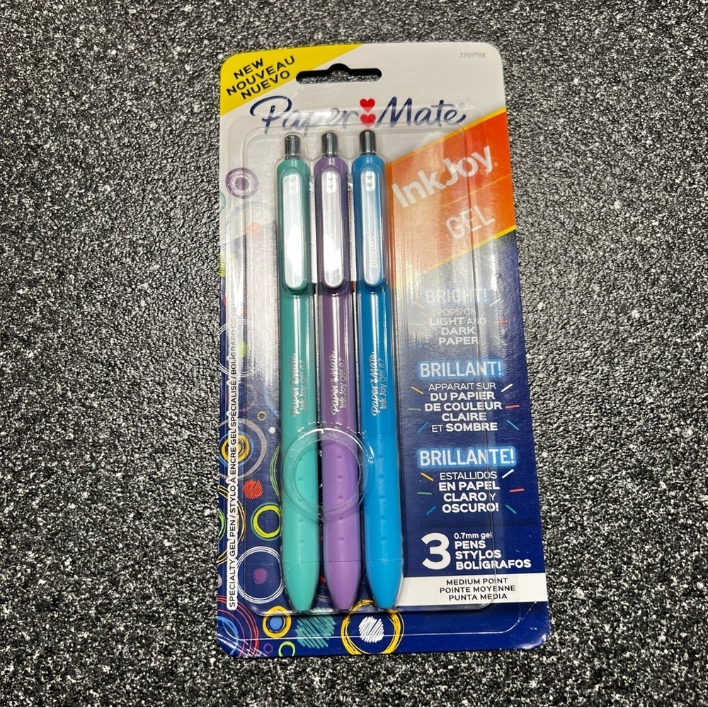 ❤️3/$15 Paper Mate InkJoy Gel Pens 0.7mm